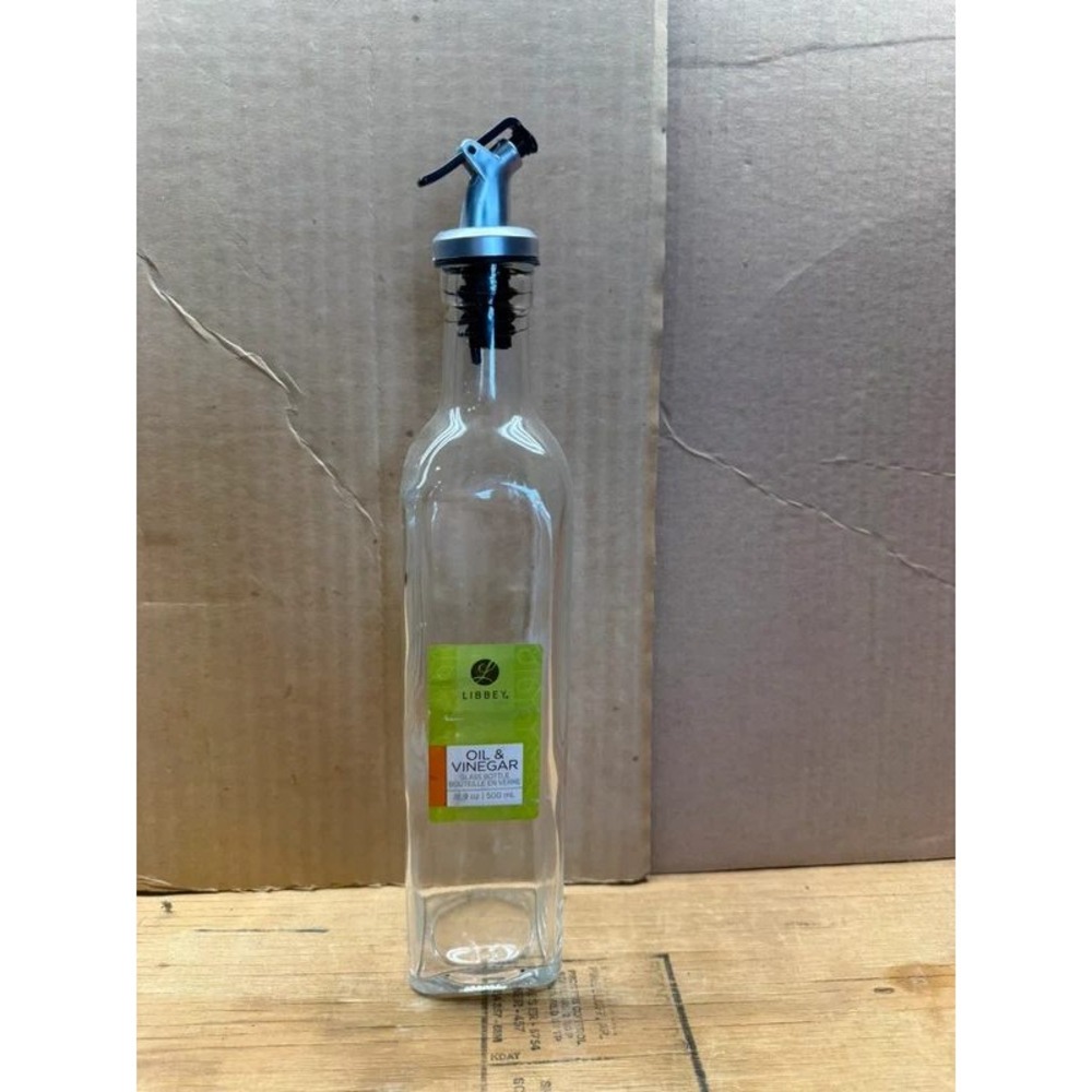 Libbey 16.9 oz Glass Oil and Vinegar Bottle dispenser